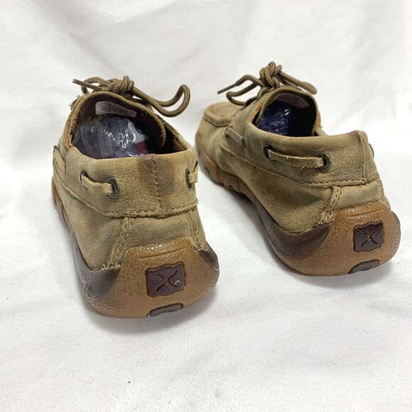 TWISTED X Women's Brown Leather Driving Moc Shoes SIZE 7.5 M Mocassin WDM0003 - Picture 8 of 13